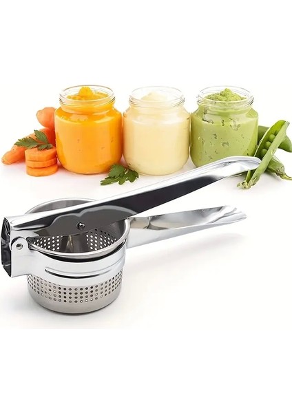 Patates Ezici Press Meyve Nar Sıkacağı Patates Püre Yapıcı Mutfak Hazneli Çelik Mevye Limon Sıkacak fırsatları