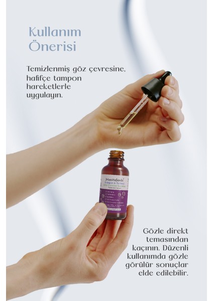 Göz Çevresi Serumu 20 ml Kolajen Retinol Elastin ve Hyaluronik Asitli Nemlendirici modelleri