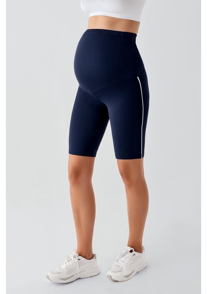 Biyeli Diz Üstü Biker Esnek Ayarlanabilir Bel Hamile Tayt T27 modelleri