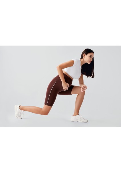 Biyeli Diz Üstü Biker Esnek Ayarlanabilir Bel Hamile Tayt T27 fiyatları