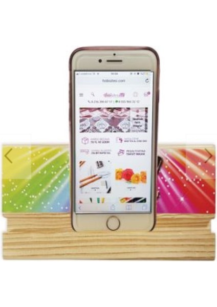 El Altı Telefon Altlık Apple iPhone Samsung Galaxy Uyumlu Ahşap El Yapım Stand Mini Tabletlik 1 Adet fiyatları