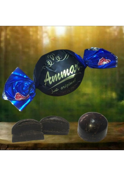 Bitter Kaplamalı Bitter Iç Dolgulu Türk Kahveli Bayramlık Ikramlık Ammar Çikolata 300 gr modelleri