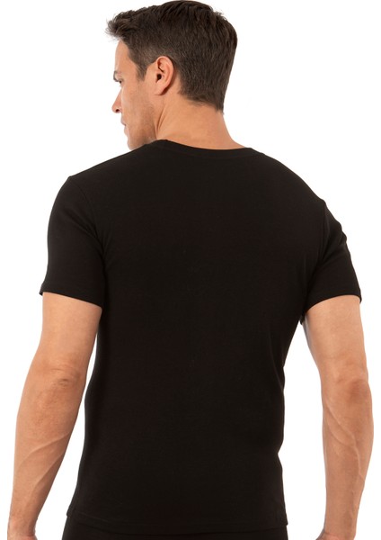 Özkan 12420 Erkek %100 Pamuklu Süprem Yumuşak Rahat Kapalı Yaka Kısa Kollu T-Shirt modelleri