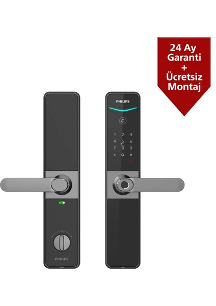 Akıllı Kilit DDL610-5HBS Parmak İzi Şifre RFID Kart Wifi Bağlantılı
