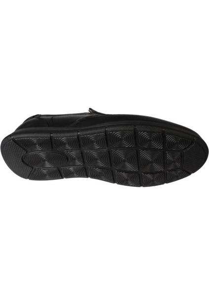 Yazkış Erkek Siyah Cilt Bağcıksız Iç ve Dış Deri Comfort Taban fırsatları