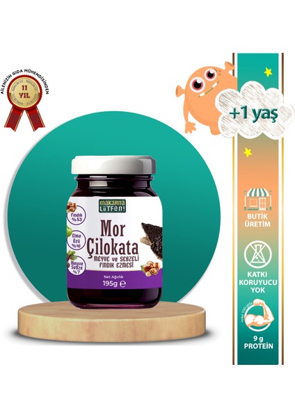 Mor Çilokata (Antosiyoninli Fındık Kreması-195 G)
