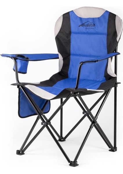 Nature Katlanabilir Kamp Koltuğu 2'li Set Xl Profil Su Geçirmez Mavi