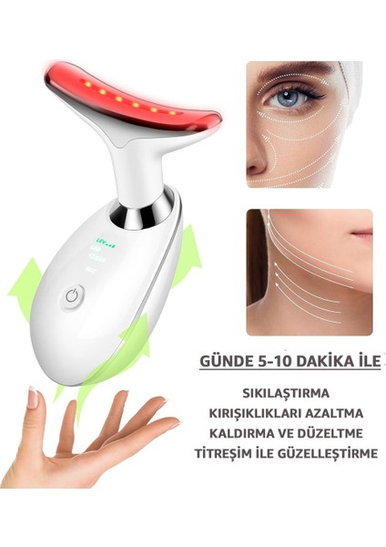 Sermetsüsdünyasıyüz ve Boyun Kırşıklık Giderici Ems Güzellik Cihaz