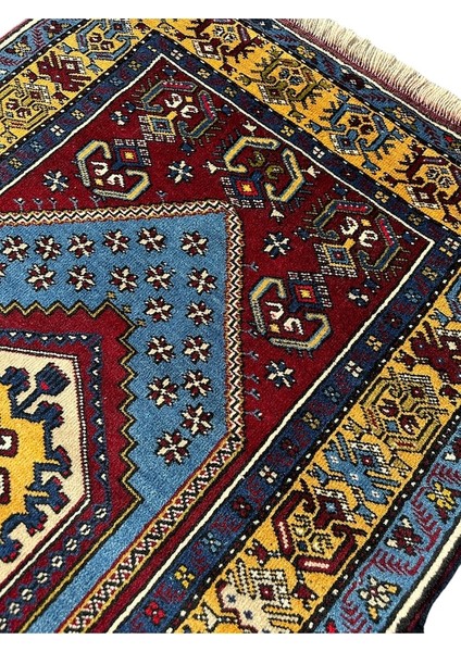 El Dokuma Sıfır Yahyalı Halısı 103X175 Kök Boya Yolluk Yün Halı modelleri