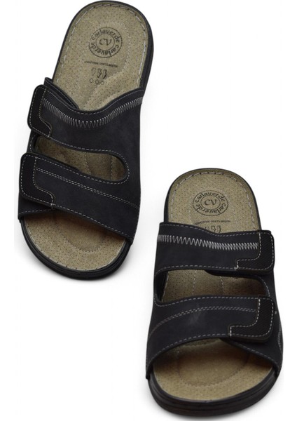 4412 Ortopedik Taban Erkek Terlik Erkek Cırtlı Terlik Sandalet modelleri