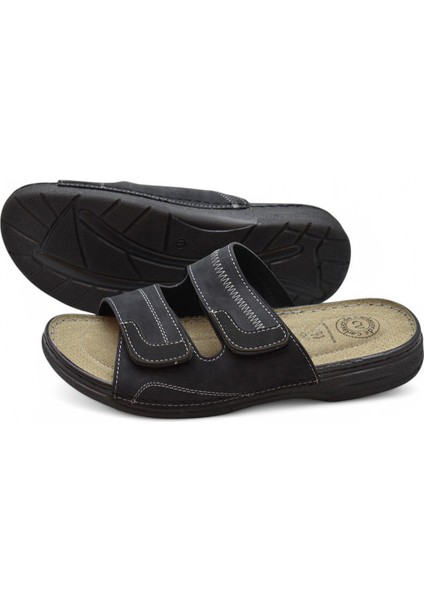 4412 Ortopedik Taban Erkek Terlik Erkek Cırtlı Terlik Sandalet fırsatları