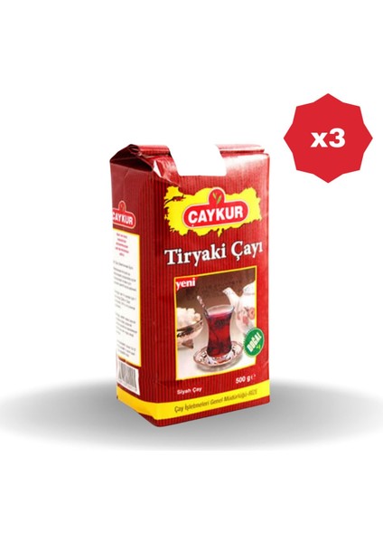 Tiryaki Çay 500 gr - (3 Adet)