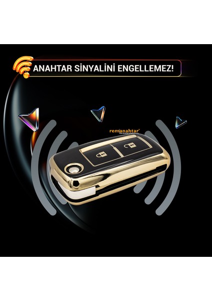 Juke Micra 2 Buton Sustalı Nano Anahtar Kılıfı Siyah modelleri