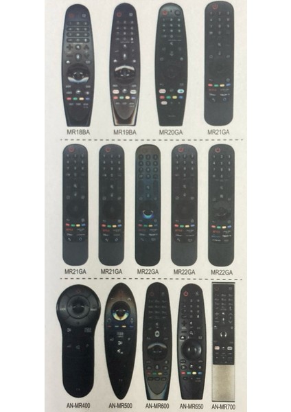 Rm-L1818as Mr-600/Mr-650/Mr-19ba/Mr-20ga/Mr-21ga/Mr22ga/Mr23ga Tv Kumanda Ses Komut Mouse Yok indirimleri