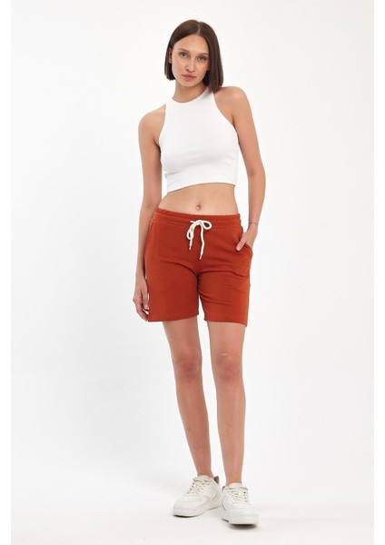 Kadın Likralı Cino Cep Şort fırsatları