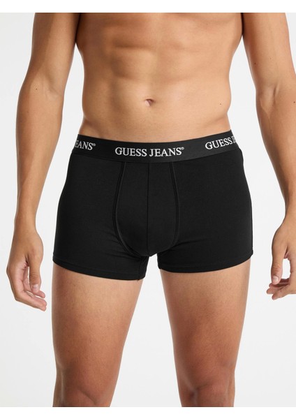 Guess Erkek Desenli 3'lü Boxer Seti