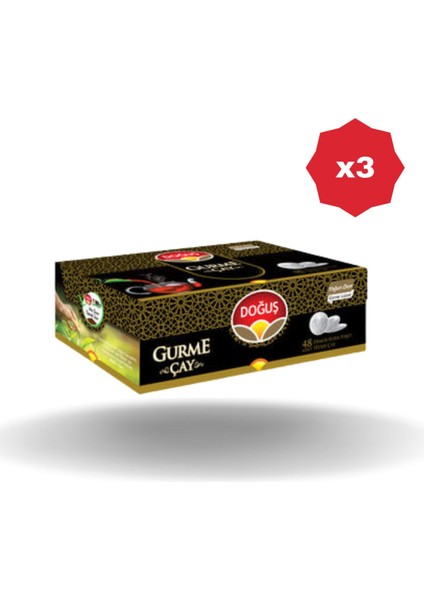 Gurme Demlik Çay 48'li - (3 Adet)