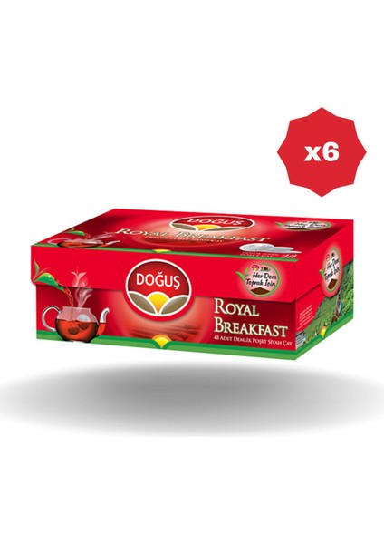 Royal Breakfast Demlik Çay 48'li - (6 Adet)
