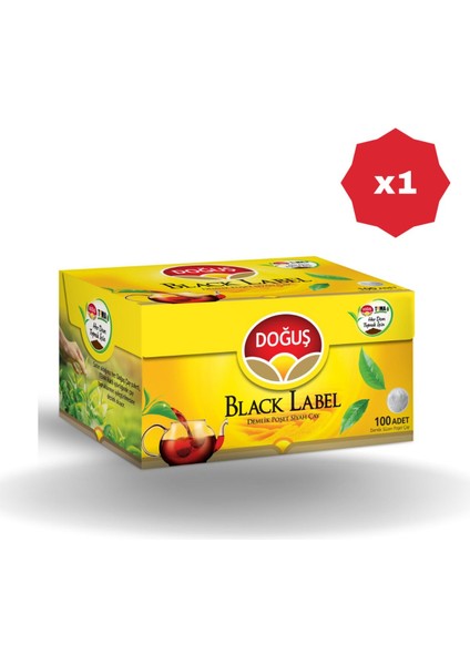 Black Label Demlik Çay 100'lü - (1 Adet)