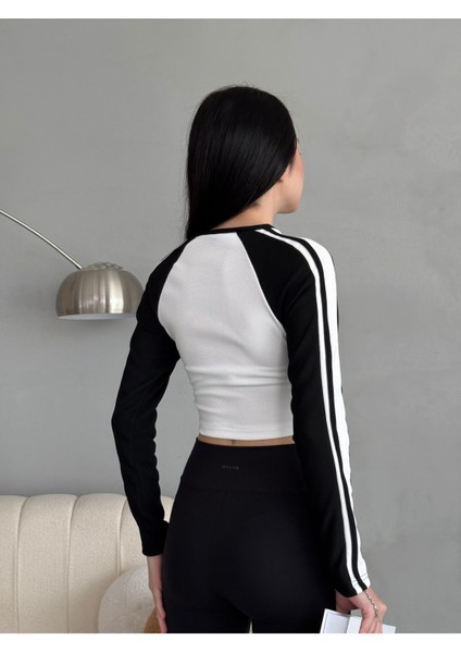 Baskılı Ottoman Kumaş Crop Bluz modelleri