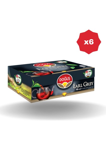 Early Grey Demlik Poşet Çay 48'li - (6 Adet)