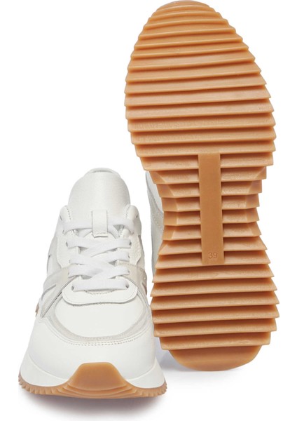 Beyaz Hakiki Deri Kadın Sneaker - K25I1AY68034-A26 fırsatları