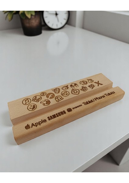1 Adet Telefon Ve Tablet Tutucu, Apple iPhone Samsung Galaxy Xiaomi Uyumlu, Emoji Desenli fiyatları