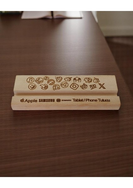 1 Adet Telefon Ve Tablet Tutucu, Apple iPhone Samsung Galaxy Xiaomi Uyumlu, Emoji Desenli fırsatları