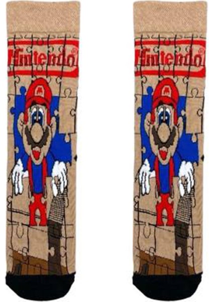 Super Mario Soket Çorap