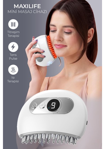 Tmj Masaj Cihazı – Isı, Titreşim ve Tens Pulse Özellikli Şarjlı Mini Masaj Aleti