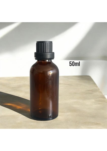 Amber Renkli Boş Esans Şişesi, Çok Amaçlı Şişe 50ML , 6 Lı fiyatları