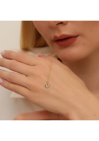 14 Ayar Altın Kolye – Model: Kraliçe