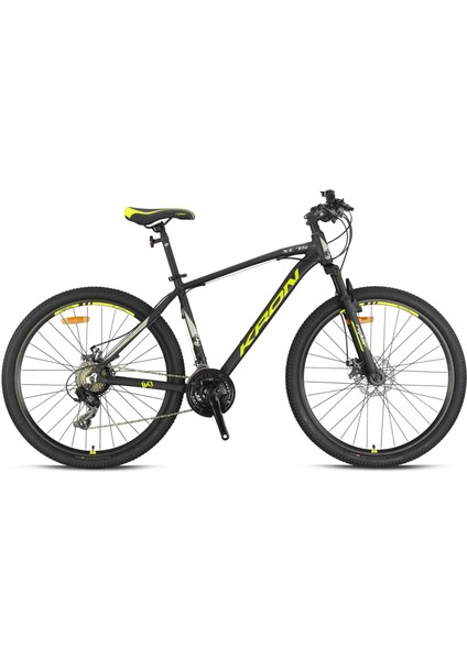 Xc 75 - 26" Mtb - 14' - 21 Vites - V.B. - Mat Siyah-Neon Sarı/Bej