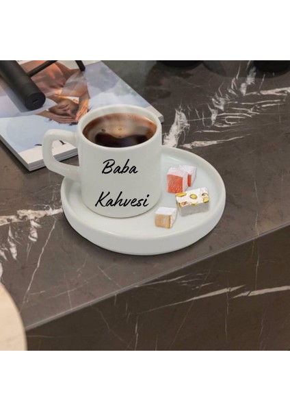 Anne Baba Tasarımlı Türk Kahvesi Fincanı ve Altı fırsatları