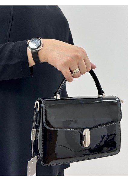 Krıste Bell 26776 Siyah Rugan Kadın Çanta