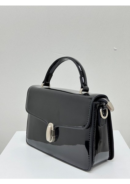 Krıste Bell 26776 Siyah Rugan Kadın Çanta modelleri