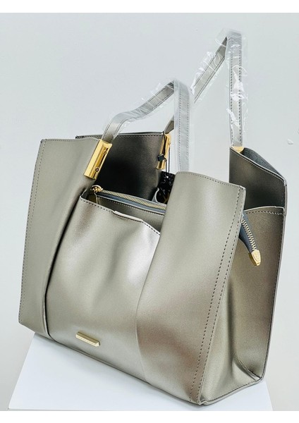 Krıste Bell 7151 Platin Kadın Çanta
