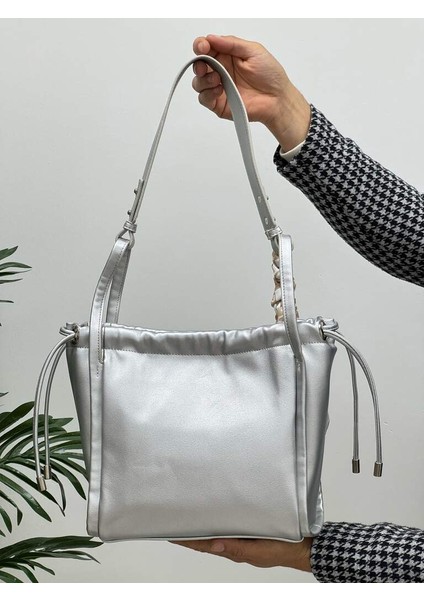 Krıste Bell 5505 Kadın Gümüş Omuz Çanta fırsatları