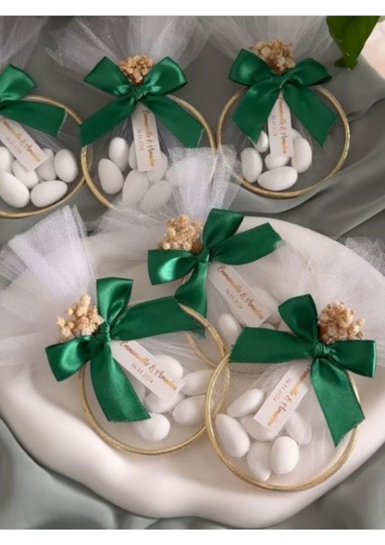 20 Adet Halka Şekerleme Magnet ,söz, Nişan, Doğum Günü, Sünnet, Nikah Şekeri
