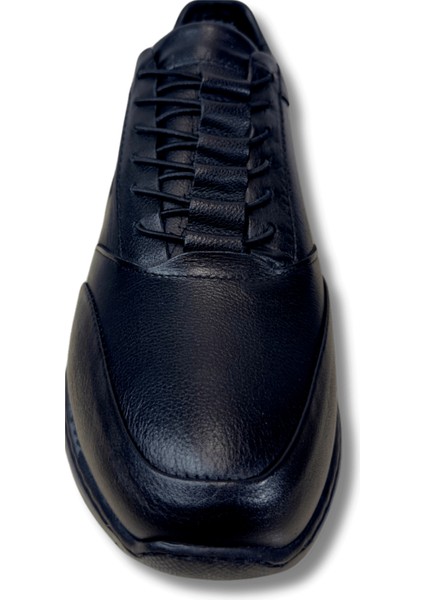 Siyah Hakiki Deri Günlük Spor Ayakkabı 39 modelleri