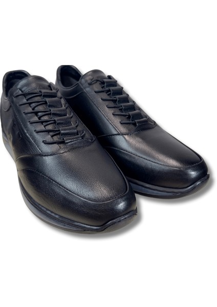 Siyah Hakiki Deri Günlük Spor Ayakkabı 39 indirimleri