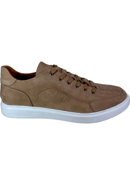 8790 Kum Beji Nubuk Deri Günlük Spor Ayakkabı 41