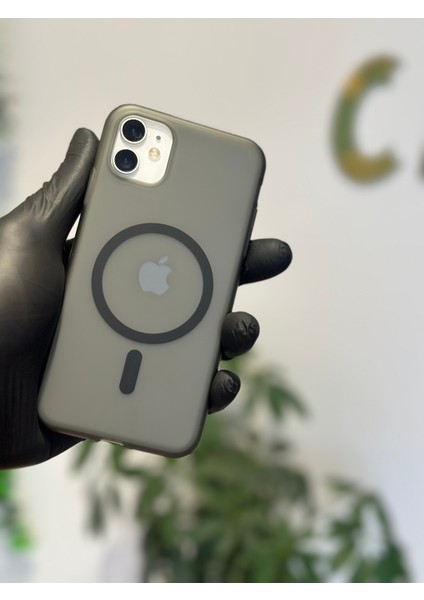 Iphone 11 Kılıf Magsafe Elite Premium Mat Sararmaz