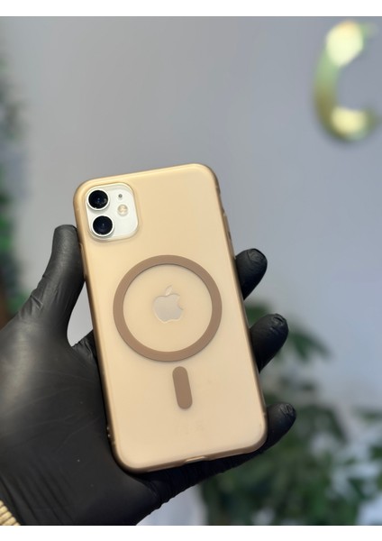 Iphone 11 Kılıf Magsafe Elite Premium Mat Sararmaz