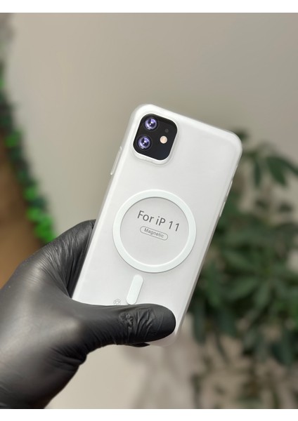 Iphone 11 Kılıf Magsafe Elite Premium Mat Sararmaz