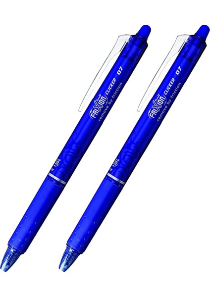 Frixion 0.7mm Silinebilir Tükenmez Kalem Mavi Seti 2 Kalem + 6 Yedek Uç 3+1 Set