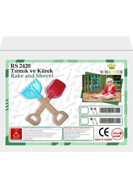 Tırmık Kürek Oyuncak Seti - Kum Oyunları - Anaokulu ve Kreş İçin modelleri