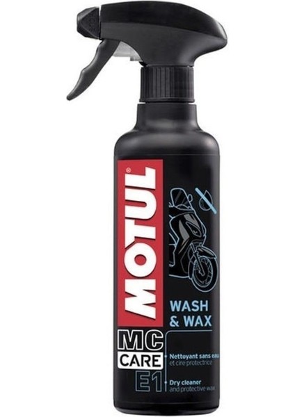 WASH & WAX SUSUZ TEMİZLEME SPREYİ & CİLASI 400ML E1