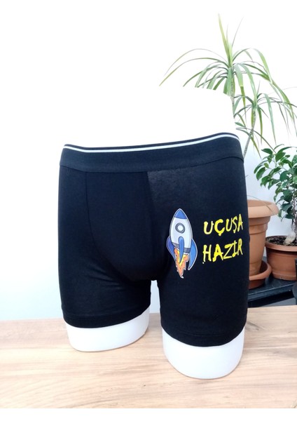 Hediyelik,eğlenceli ve Komik Baskılı Modal Kumaş (Yumuşak,hafif ve Hava Geçiren) Erkek Boxer