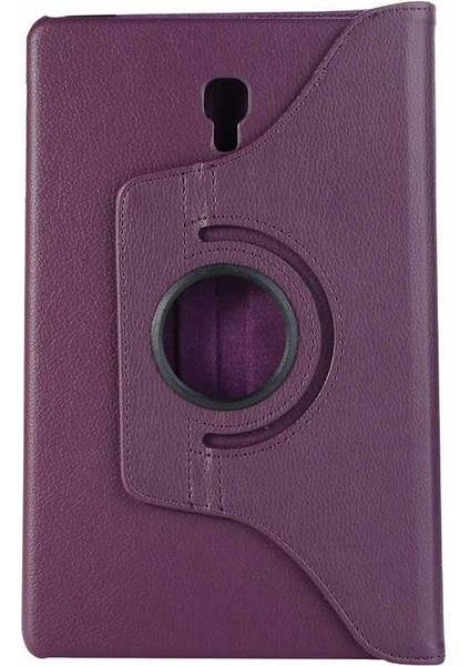 Galaxy Tab A T590 Uyumlu Zore Dönebilen Standlı Kılıf-Mor